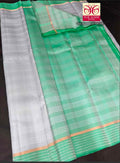 One and Half Warp Soft Silk Sarees Zari Butta All Over Saree With Rich Zari Pallu - FP45KuSoft