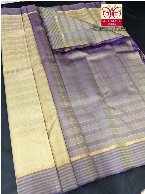 One and Half Warp Soft Silk Sarees Zari Butta All Over Saree With Rich Zari Pallu - FP45KuSoft