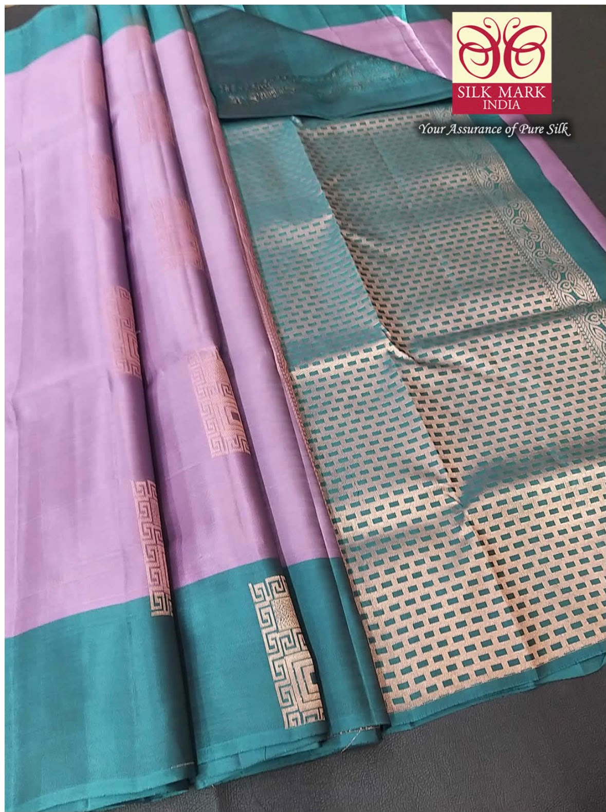 One and Half Warp Soft Silk Sarees Zari Butta All Over Saree With Rich Zari Pallu - FP45KuSoft