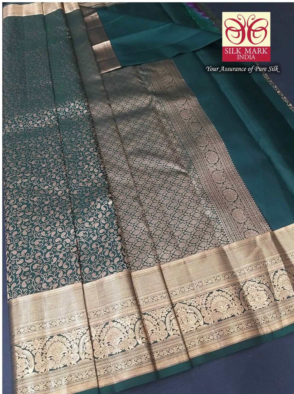 Tissue & Full Zari Wedding Silk Sarees - More Fancy Zari Butta All Over Saree With Very Rich Zari Pallu - FP85KuWedding
Raw Material Details: Handloom & 100% Pure Silks with Two Gram Golden Zari